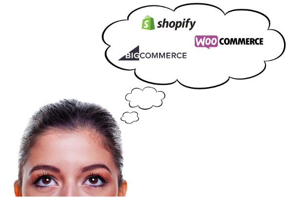 Modalyst Dropshipping Guide, Girl Choosing E-commerce Platforms