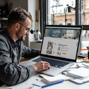 building a website with Wix