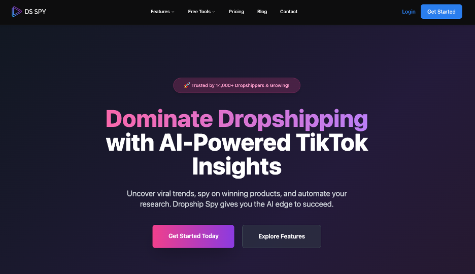 Dropship Spy tool