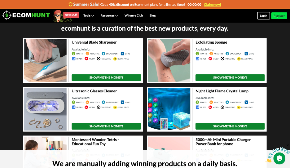 Ecomhunt tool 